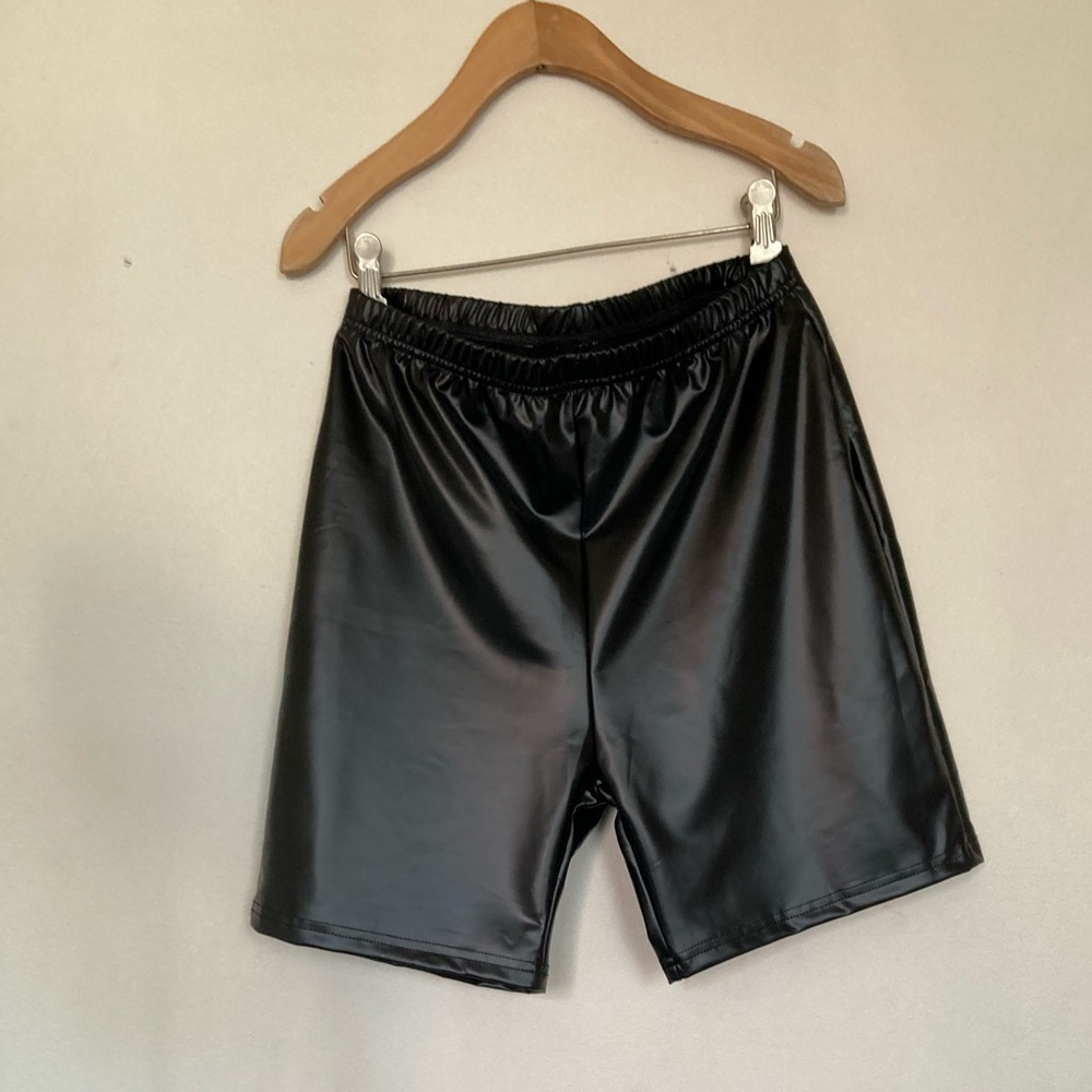 Black Leather Leggings